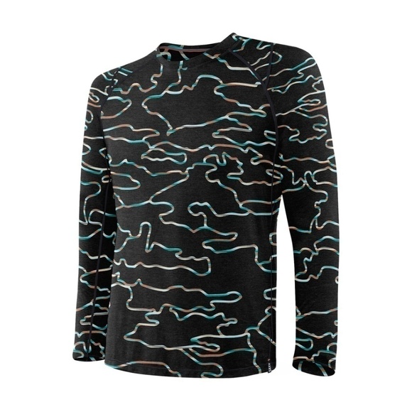 [NEW] SAXX Quest Long Sleeve Slim Crew Roast Master Midweight Baselayer - Sz L - Picture 1 of 16